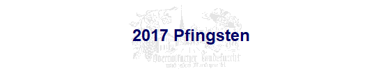 2017 Pfingsten