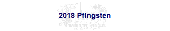 2018 Pfingsten
