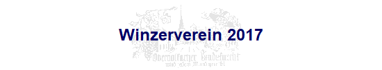 Winzerverein 2017